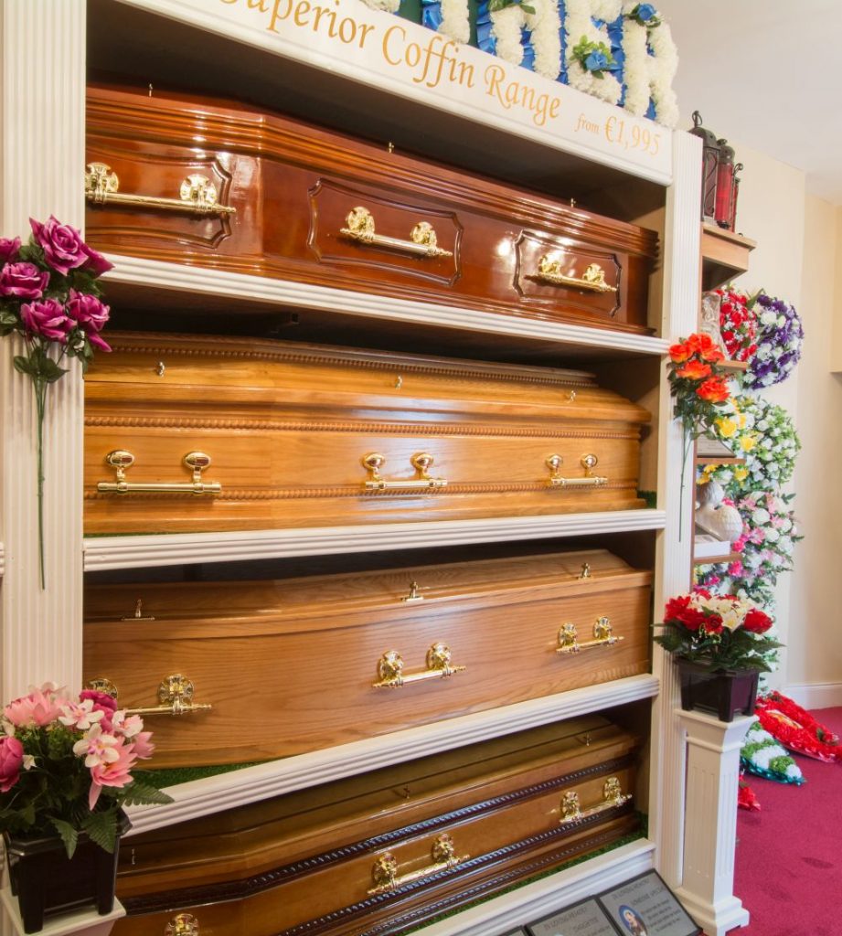 Showroom with Coffins