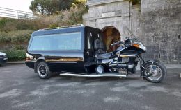 Motorbike hearse